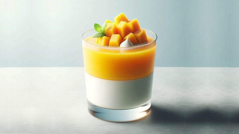 Mango and Coconut Panna Cotta Recipe