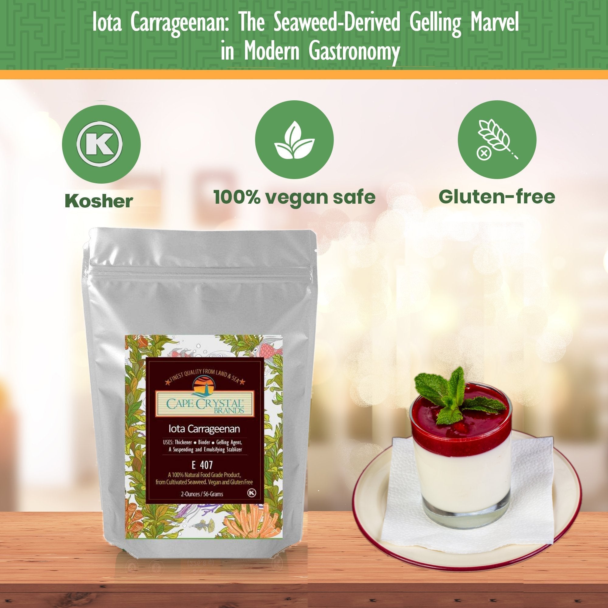 How to Use Iota Carrageenan in the Kitchen