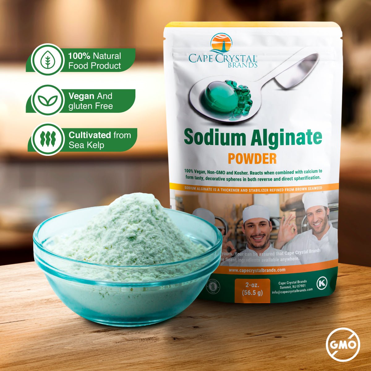 Sodium Alginate, 25g - The Curated Chemical Collection