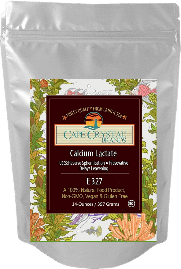 Calcium Lactate Food GradeNon GMOVeganKosher Cape Crystal Brands