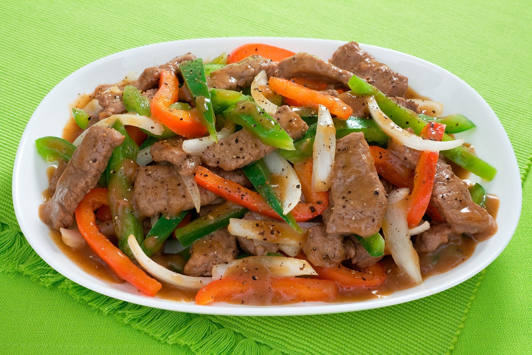 STIR FRY BEEF and PEPPERS