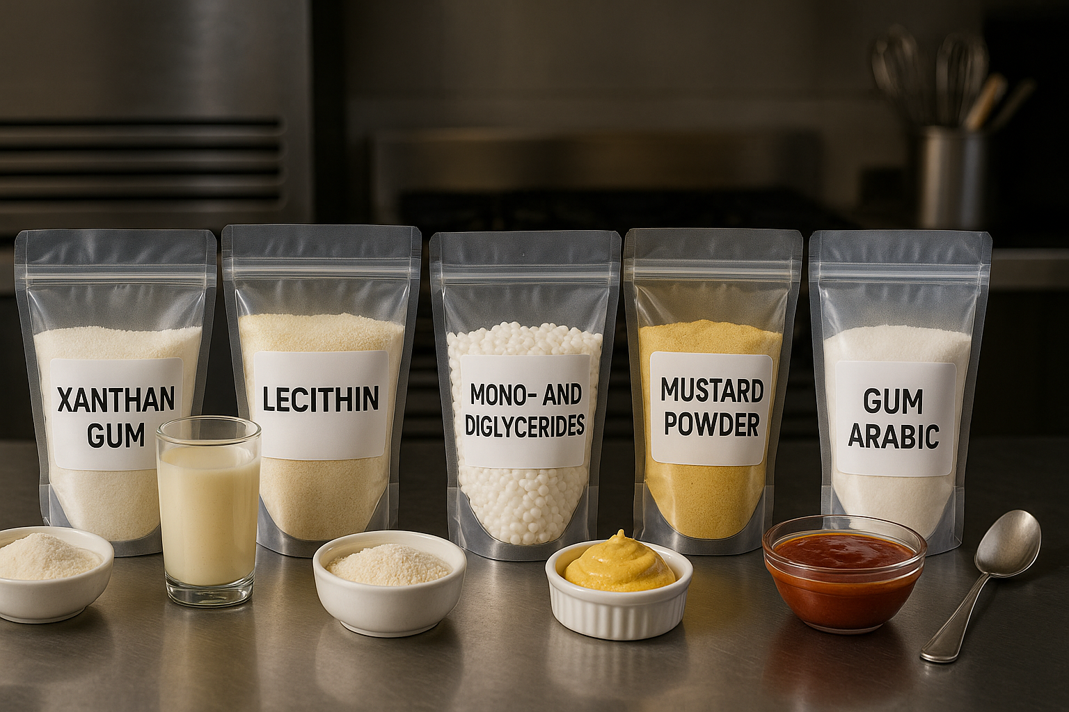 Emulsifiers (e.g., lecithin)