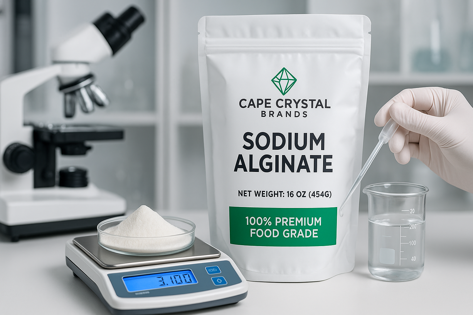 Quality of Cape Crystal Brands’ Sodium Alginate