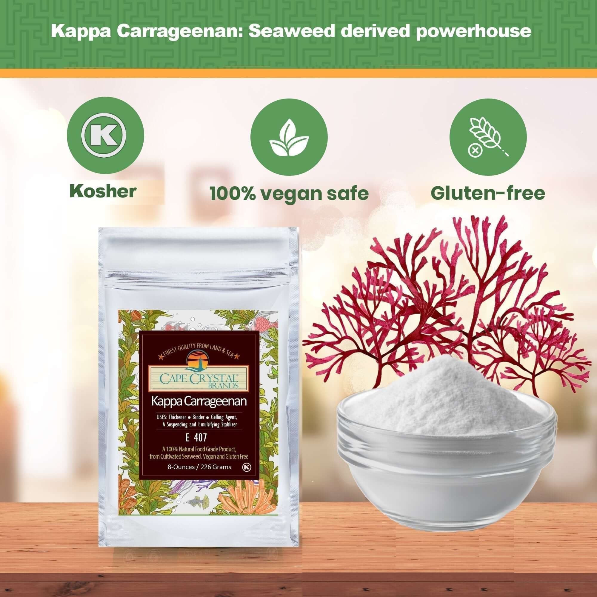 Hydrocolloid: Kappa Carrageenan - Cape Crystal Brands