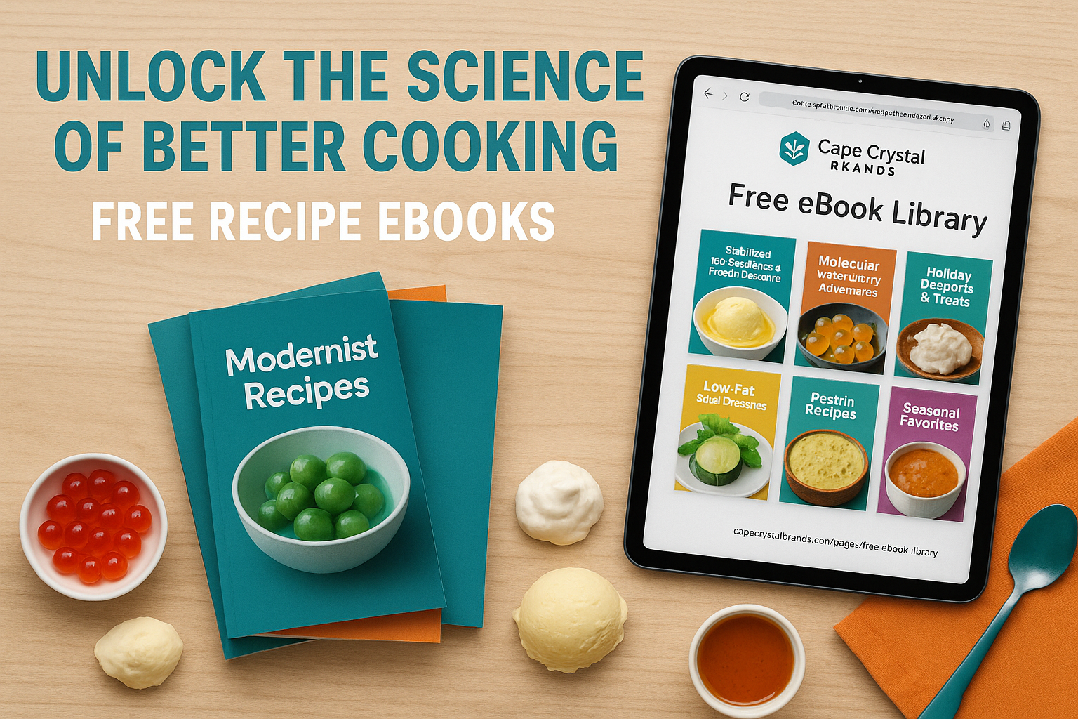 Cape Crystal Brands Unlocks Cooking's “Secret Science” with Free Digital Recipe Library