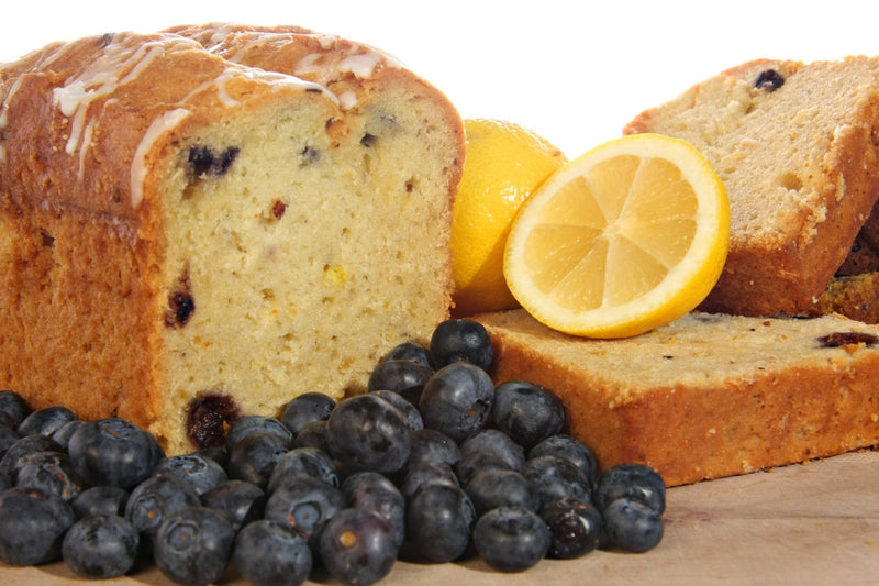 LEMON GLAZE BLUEBERRY BREAD