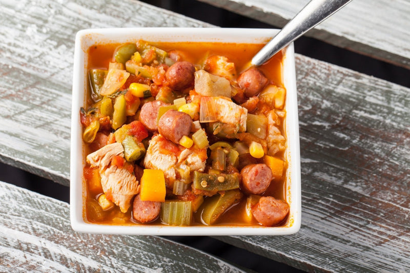 NO ROUX CHICKEN GUMBO
