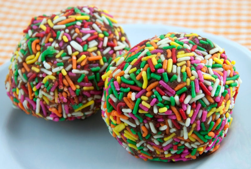 RAINBOW CHOCOLATE BALLS - GLUTEN-FREE