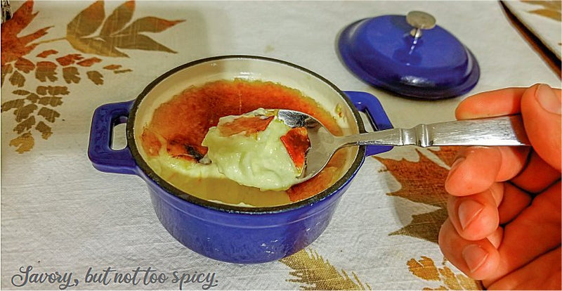 SAVORY  POBLANO  CUSTARD