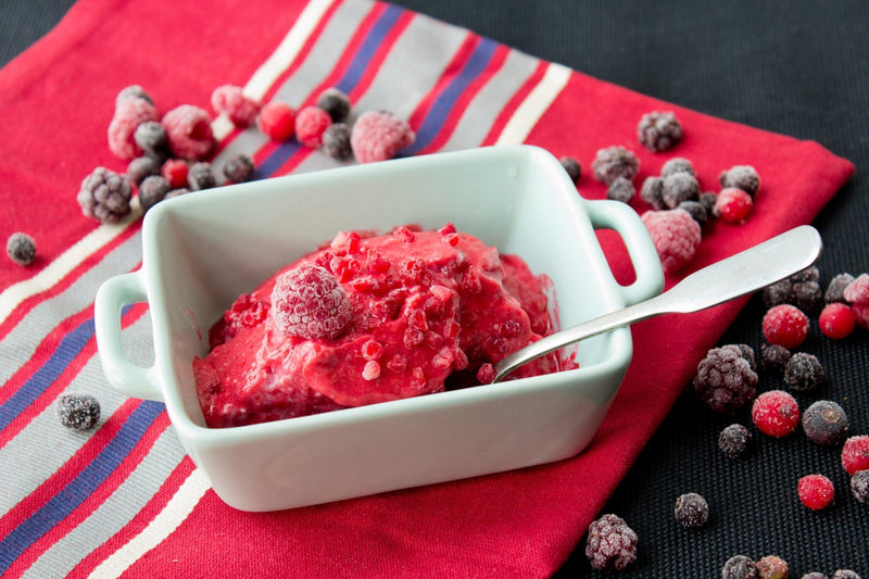 TRUE-BLUE RASPBERRY SHERBET