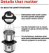 Instant Pot Duo Plus 9-in-1 Electric Pressure Cooker, Slow Cooker, Rice Cooker,Steamer,Sauté,Yogurt Maker,Warmer & Sterilizer