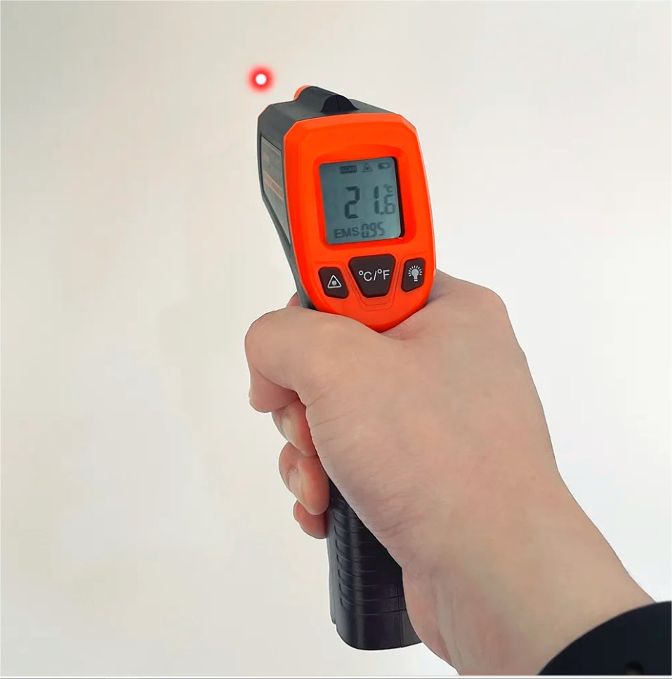 Digital LCD Industrial Electronic Thermometer NonContact Infrared Culinary Thermometer Laser Temperature Meter Gun Laser Point
