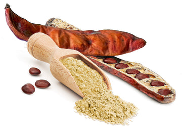 Tara pods (fruit). The inside seeds are milled to convert it to Tara gum powder.