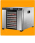 Magic Mill Food Dehydrator with 11 Stainless Steel Trays for drying jerky, fruits, and herbs.