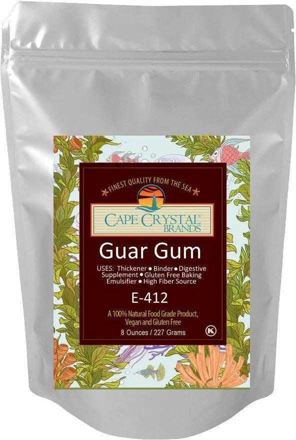 Cape Crystal Brands - Guar Gum Powder - Non-GMO & Gluten-Free - Thickener Agent - 8 oz / 227 gm