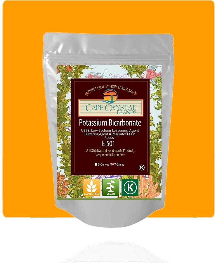 Potassium Bicarbonate - Baking Soda Substitute - Cape Crystal Brands